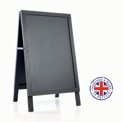 A Board Black frame with chalkboard £90.00